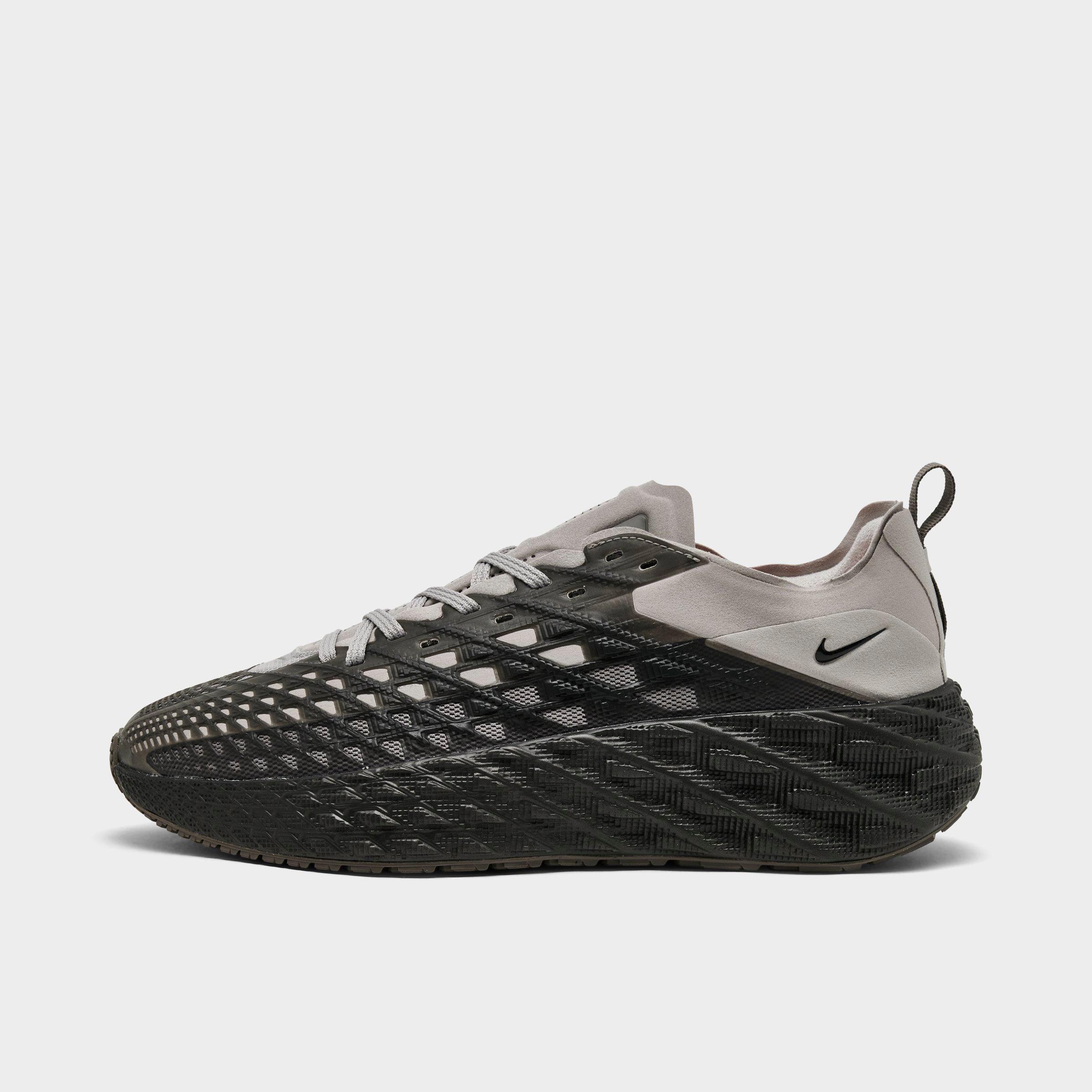 Nike Men's Ava Edge Casual Shoes in College Grey/Dark Smoke Grey/Total Orange Size: 7.5