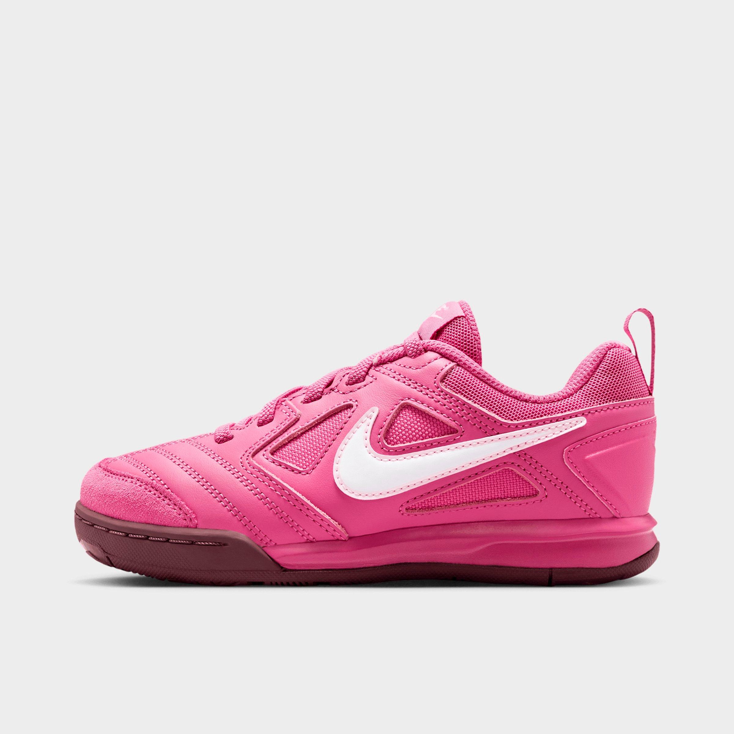 Nike Little Kids Gato Stretch Lace Casual Shoes in Peony/Pink Foam/Tattoo Size: 13.0