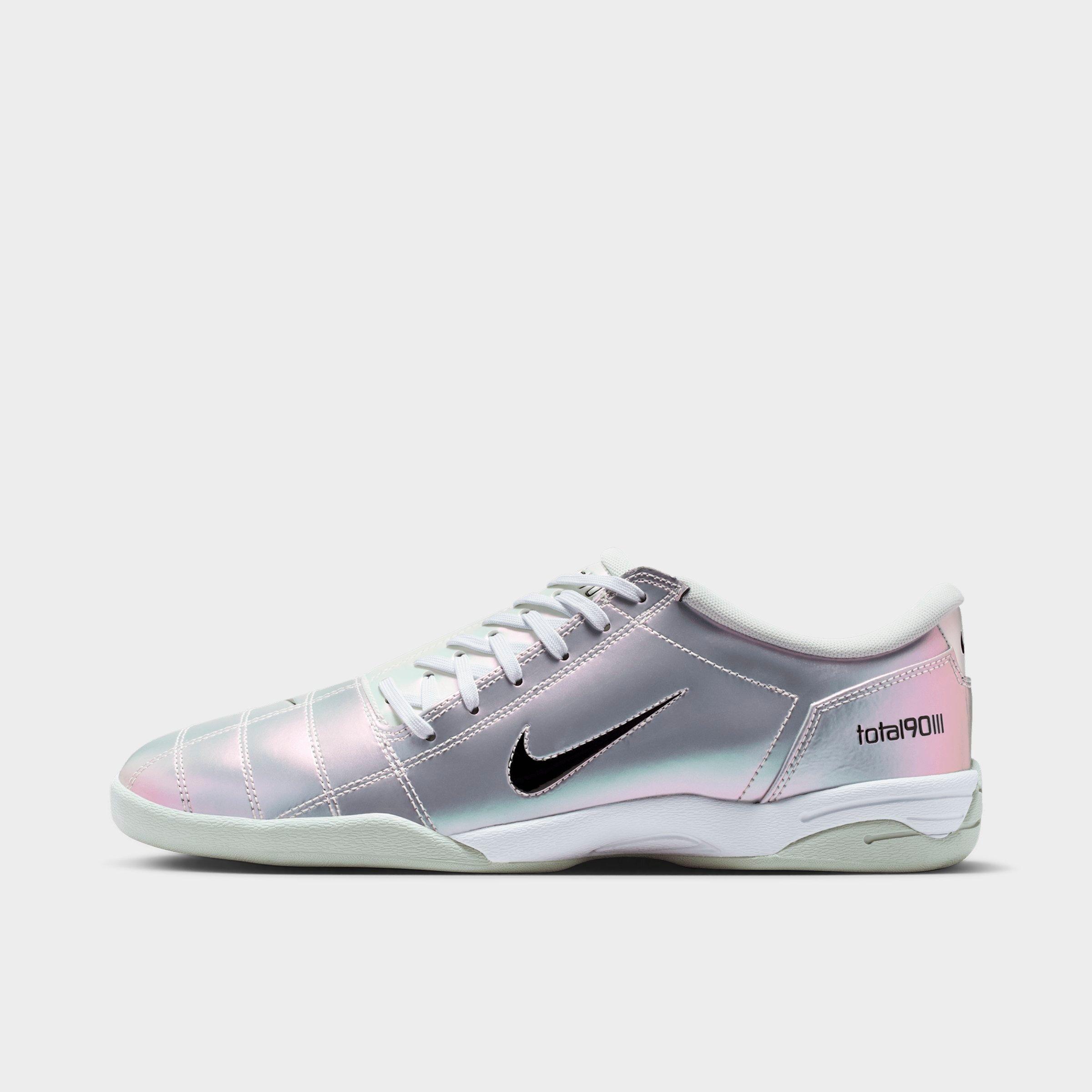 Nike Men's Total 90 Casual Shoes in Off White/Light Silver/Black Size: 4.0