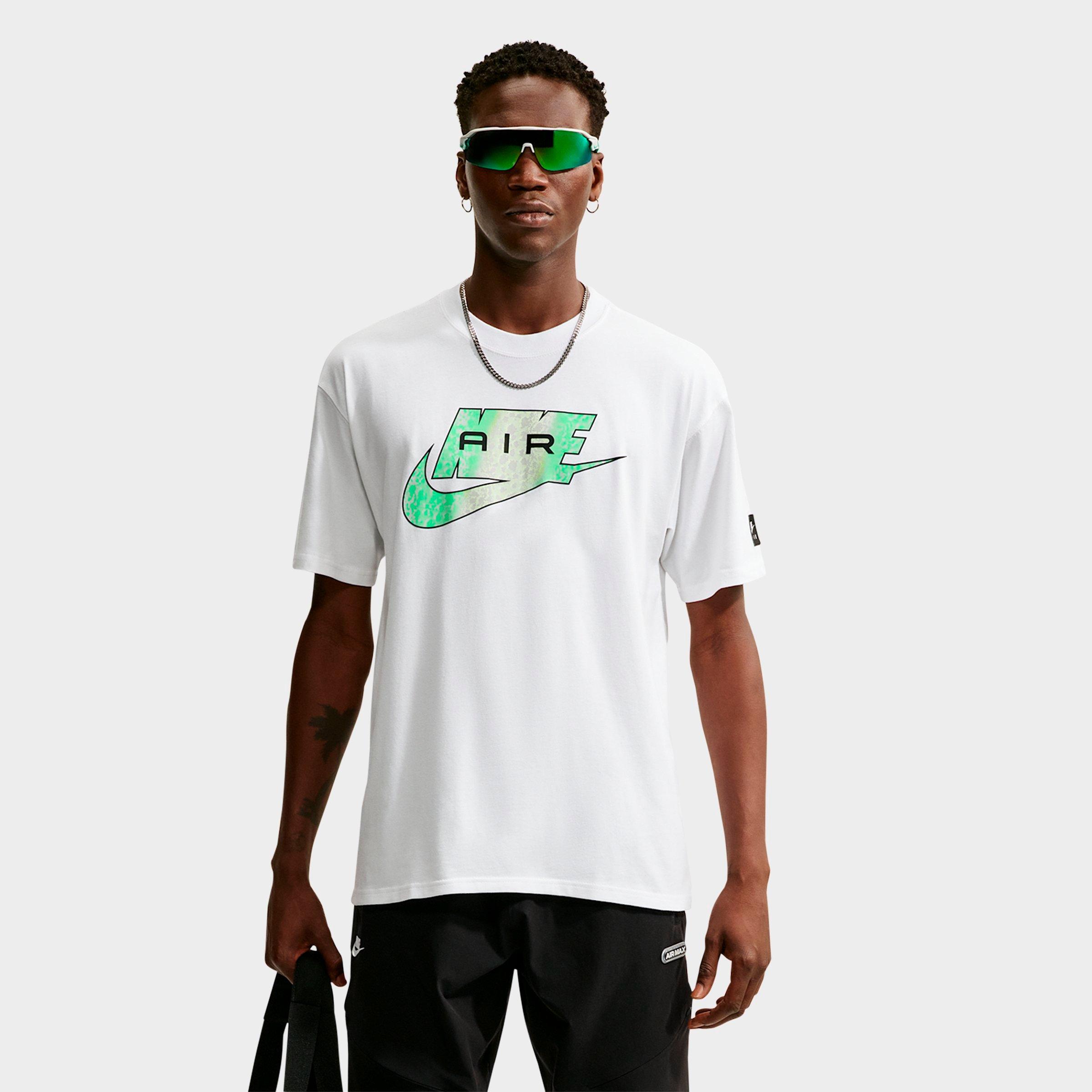 Nike Men's Sportswear Air Futura Print T-Shirt in White Size: S Tall