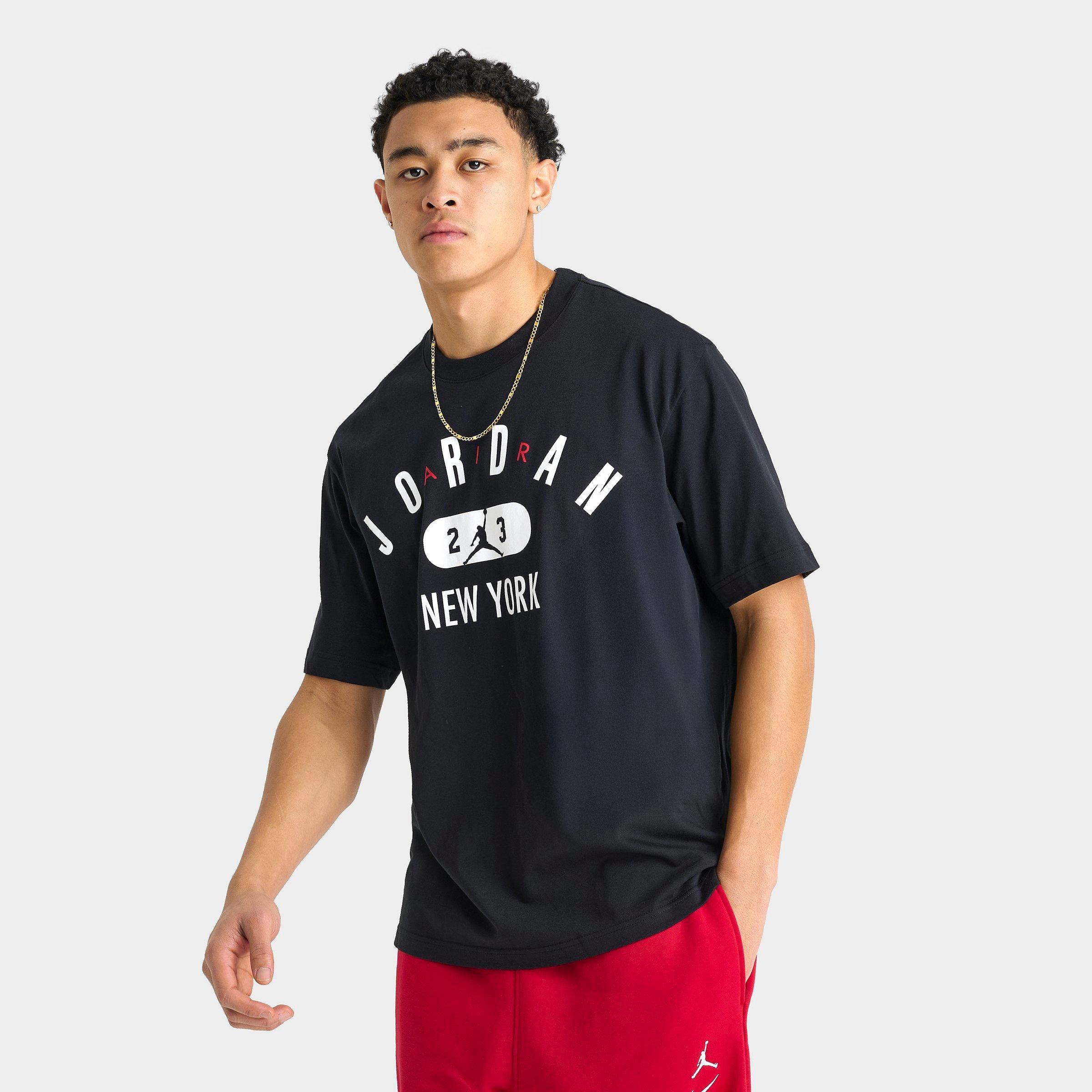 Jordan Men's New York City T-Shirt in Black/White Size: Small