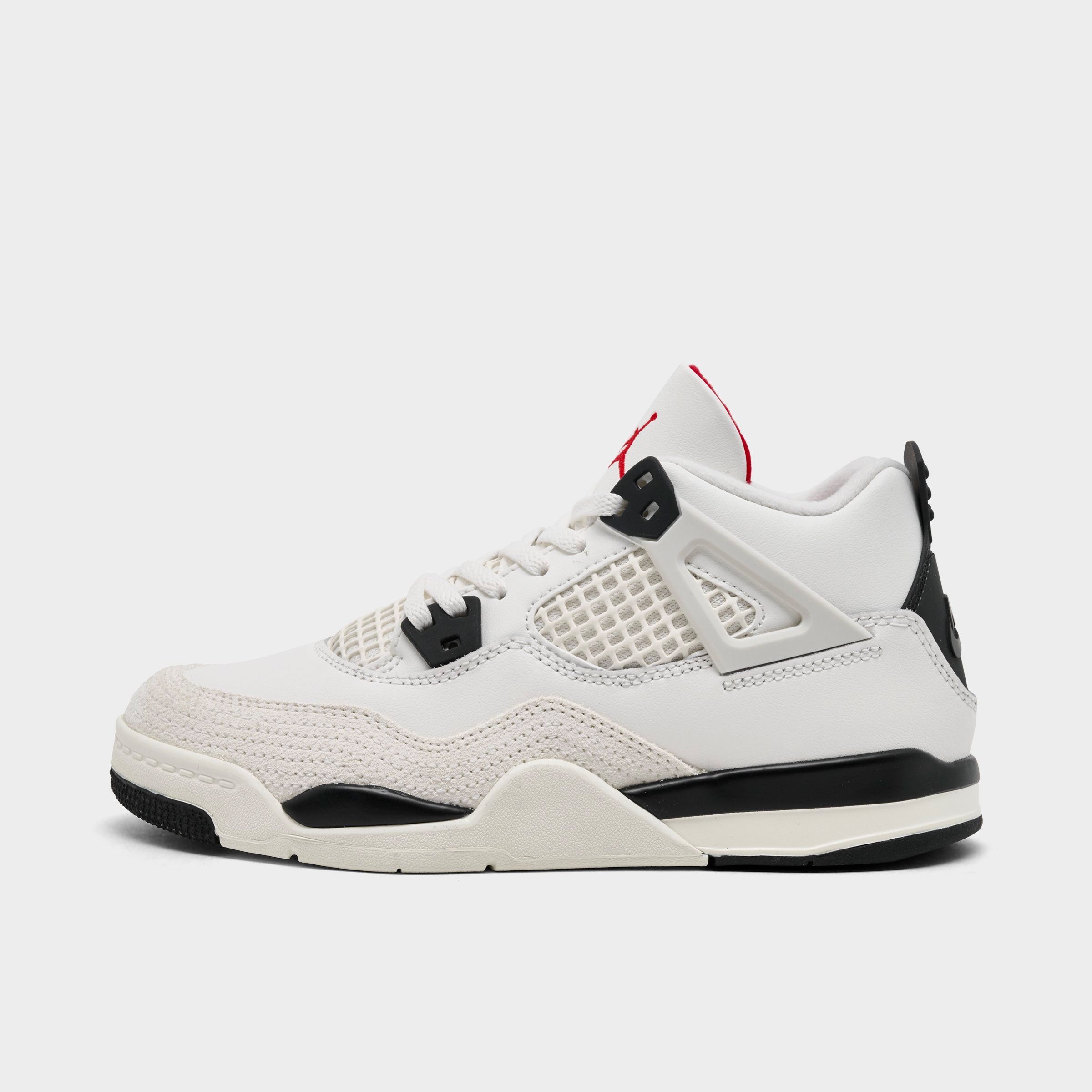 Jordan Little Kids Air Retro 4 Basketball Shoes