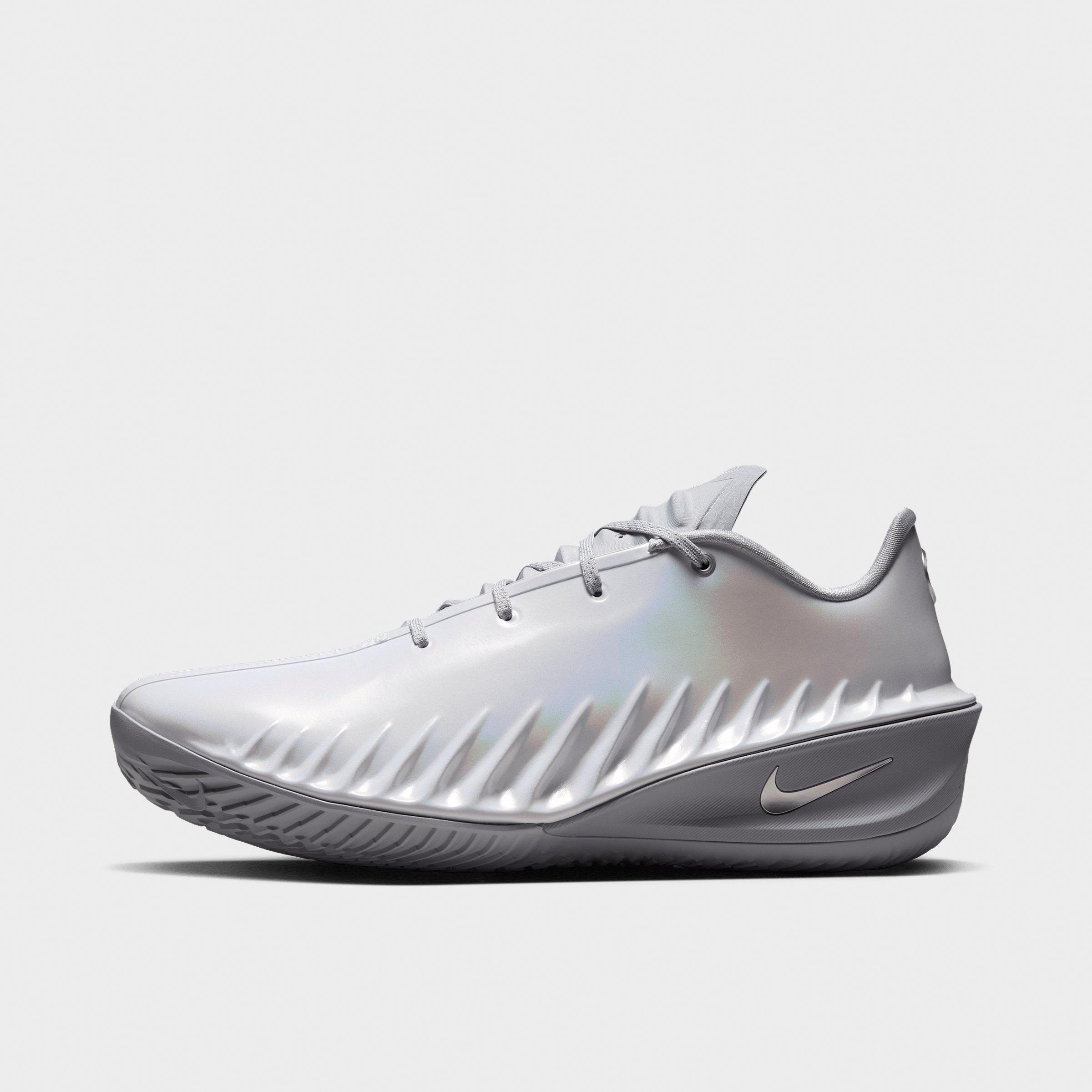 Nike Men's G. T. Cut 4 Basketball Shoes in White/Wolf Grey/Multi-Color Size: 8.0