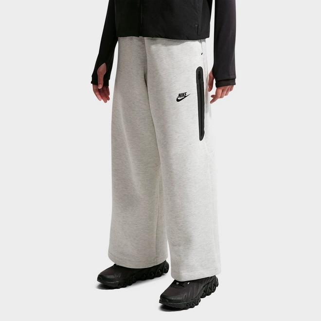 Girls' Big Kids' Nike Sportswear Tech Fleece Wide-Leg Pants