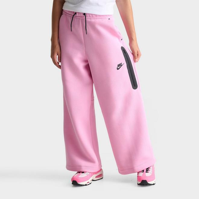 Girls' Big Kids' Nike Sportswear Tech Fleece Wide-Leg Pants
