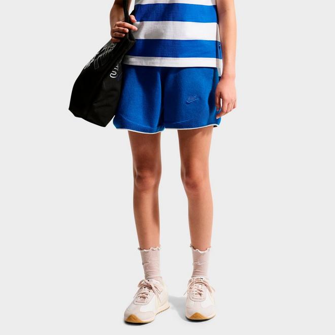Girls' Big Kids' Nike Sportswear Sweater Track Shorts