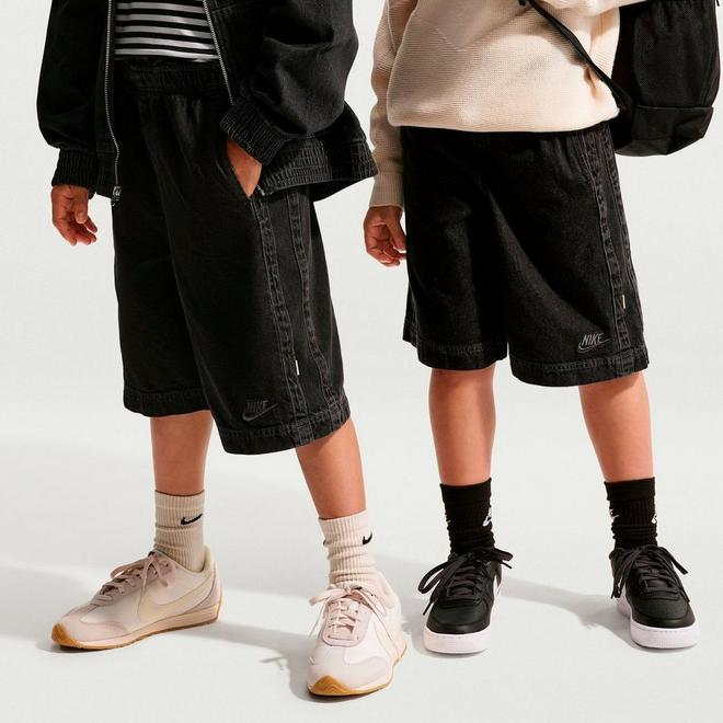 Big Kids' Nike Sportswear Collection Archival Denim Shorts