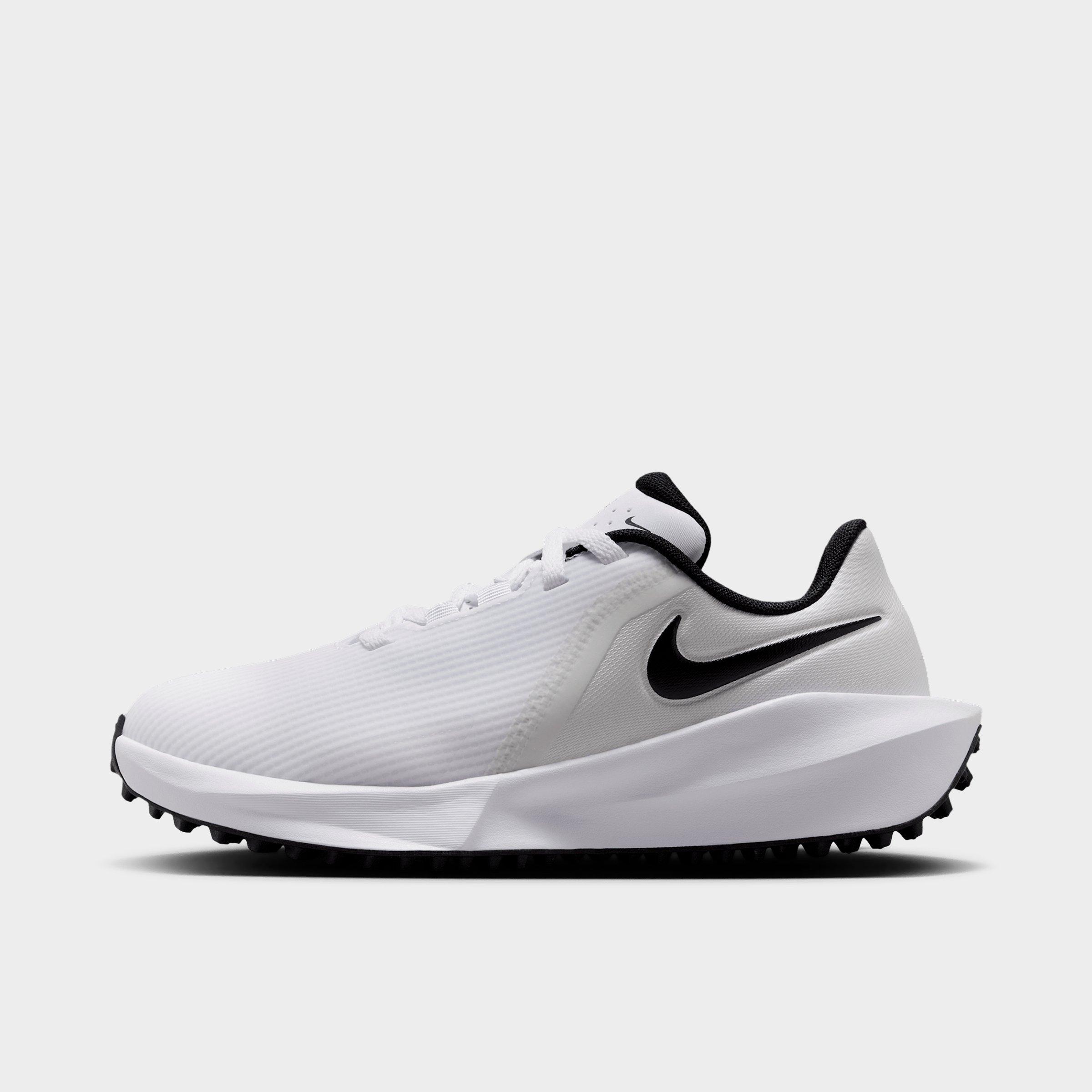 Nike Big Kids G Infinity Jr. '24 Golf Shoes in White/Pure Platinum/Black Size: 6.0