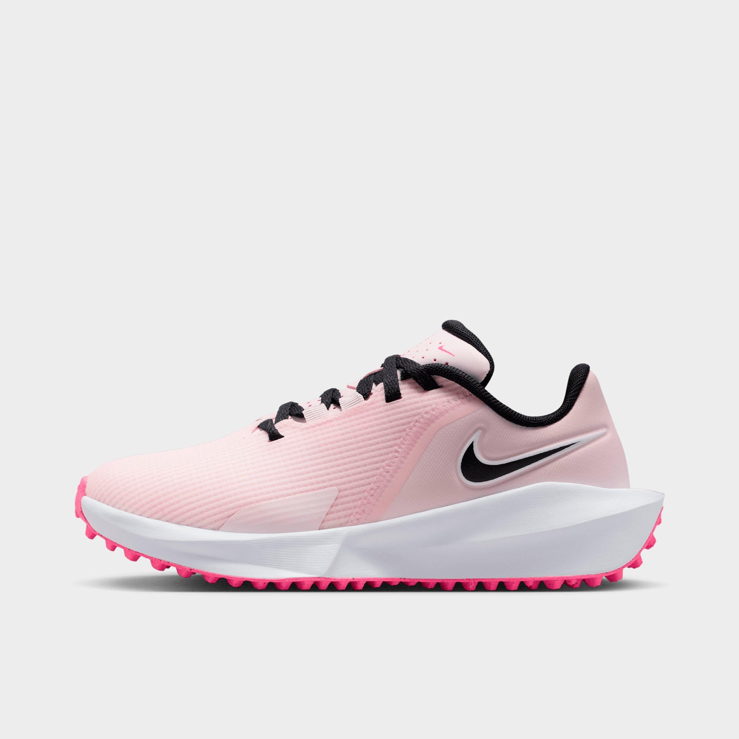 Nike Big Kids G Infinity Jr. '24 Golf Shoes in Pearl Pink/White/Black Size: 4.0