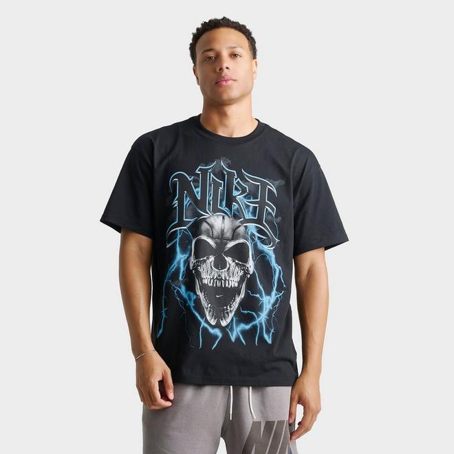 Men's Nike Basketball Skull Lightning Graphic T-Shirt