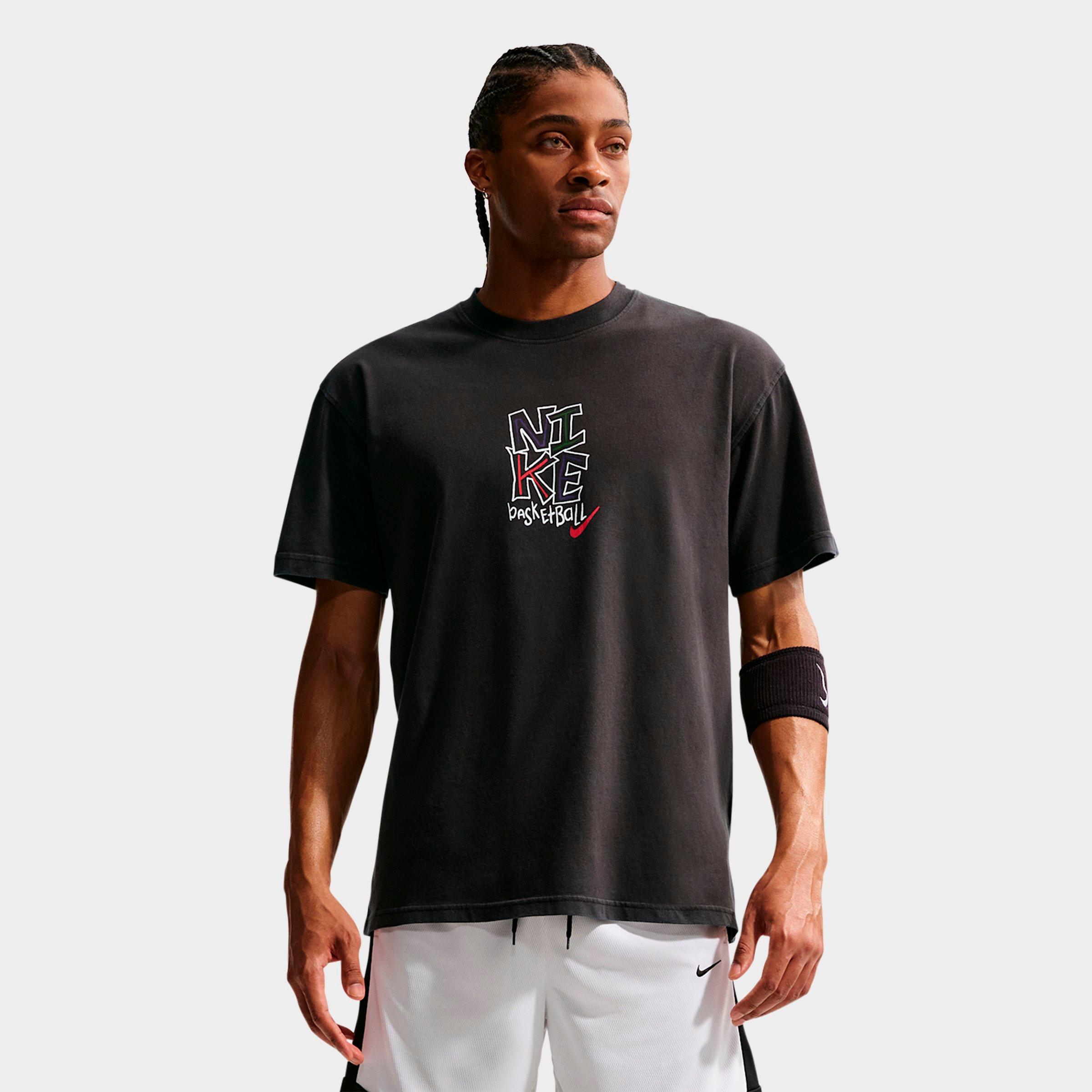 Nike Men's JDI Graphic Basketball T-Shirt in Off Noir Size: Small
