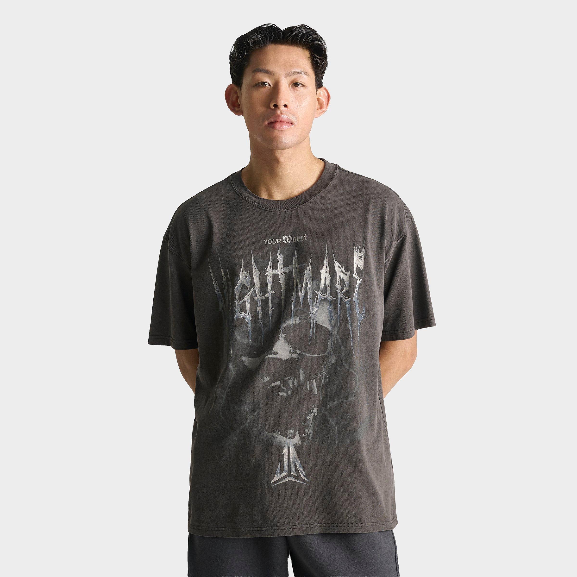 Nike Men's Ja Nightmare Graphic Basketball T-Shirt in Black Size: 2XL