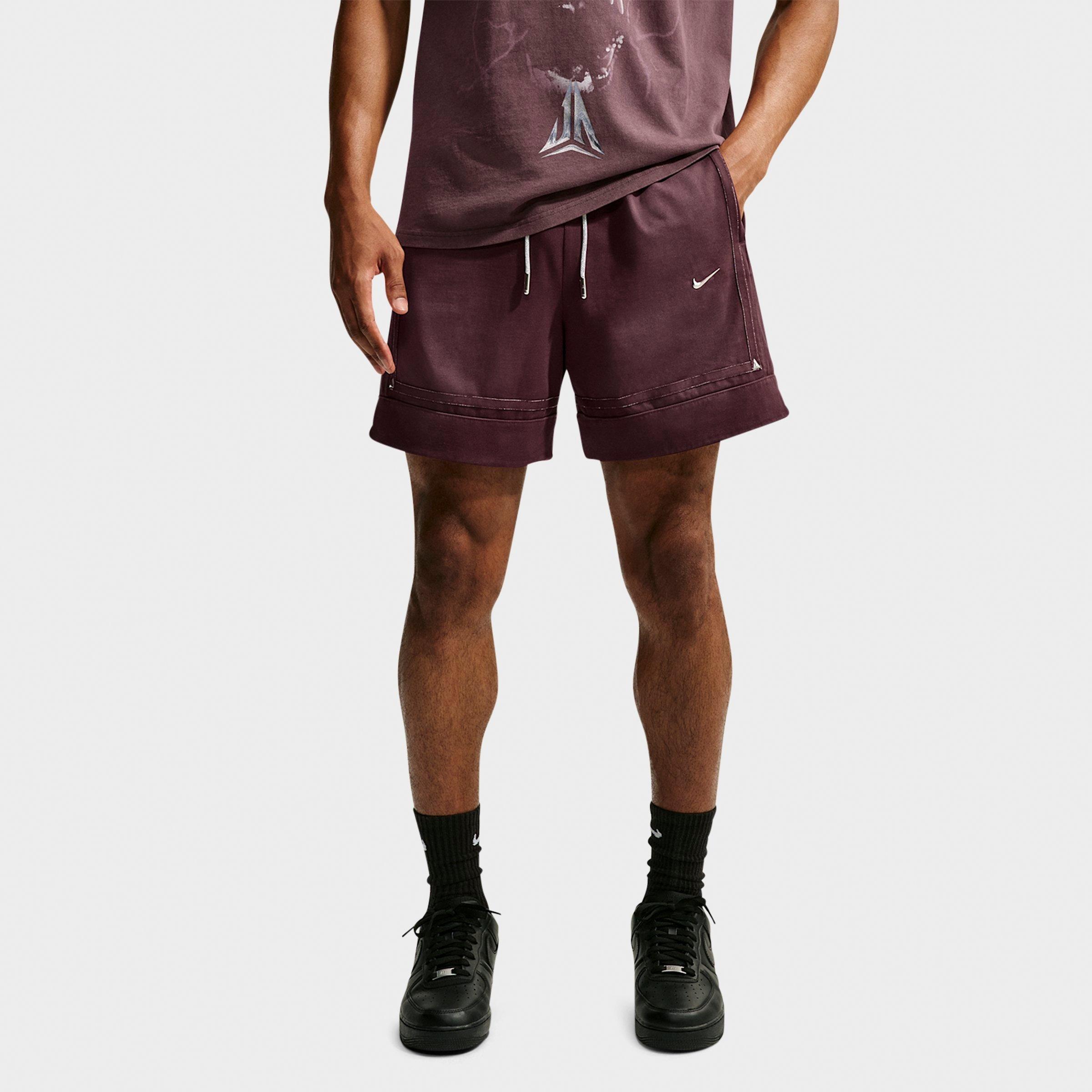 Nike Men's Ja Standard Issue 6" Basketball Shorts in Burgundy Crush Size: Small