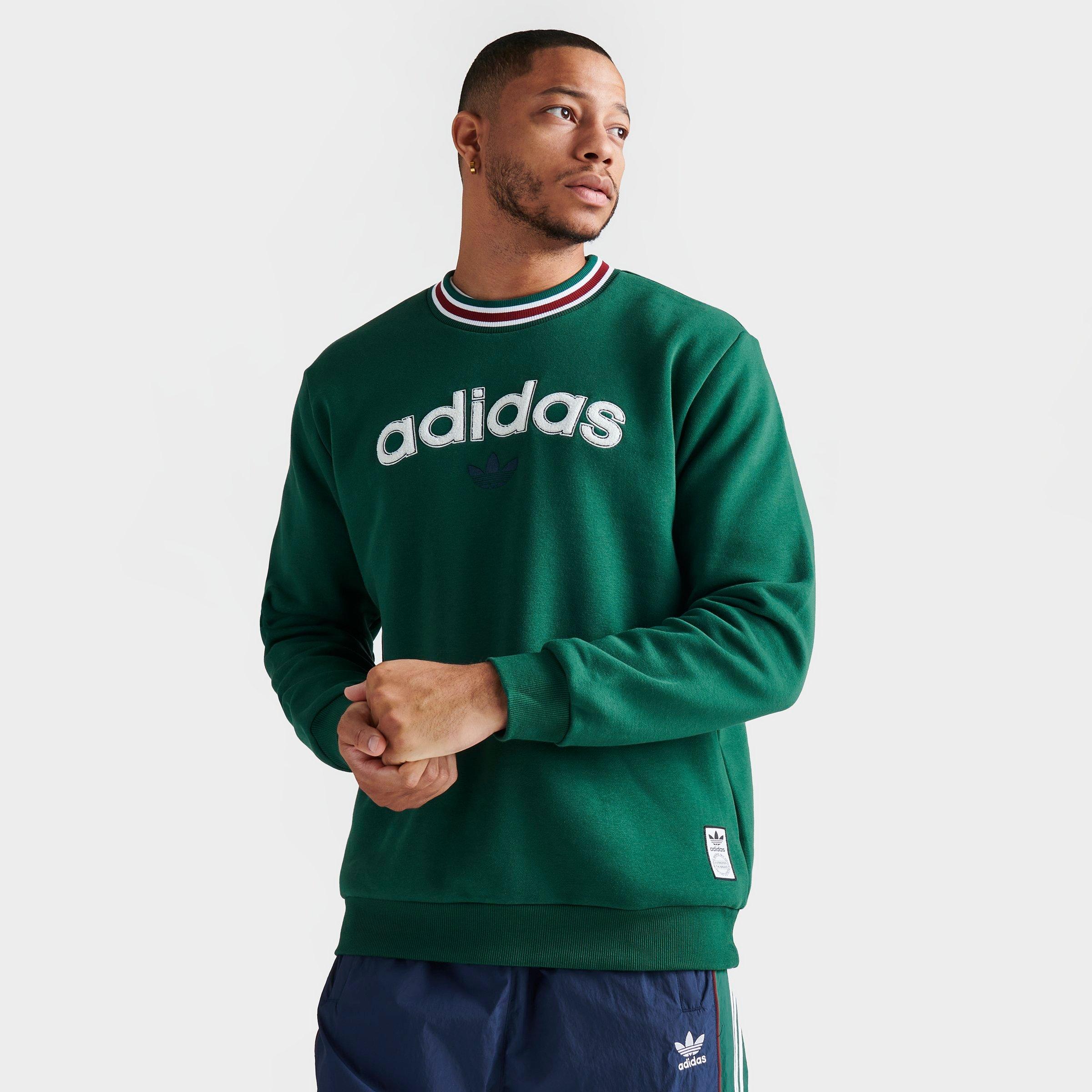 Adidas originals sweatshirt discount green