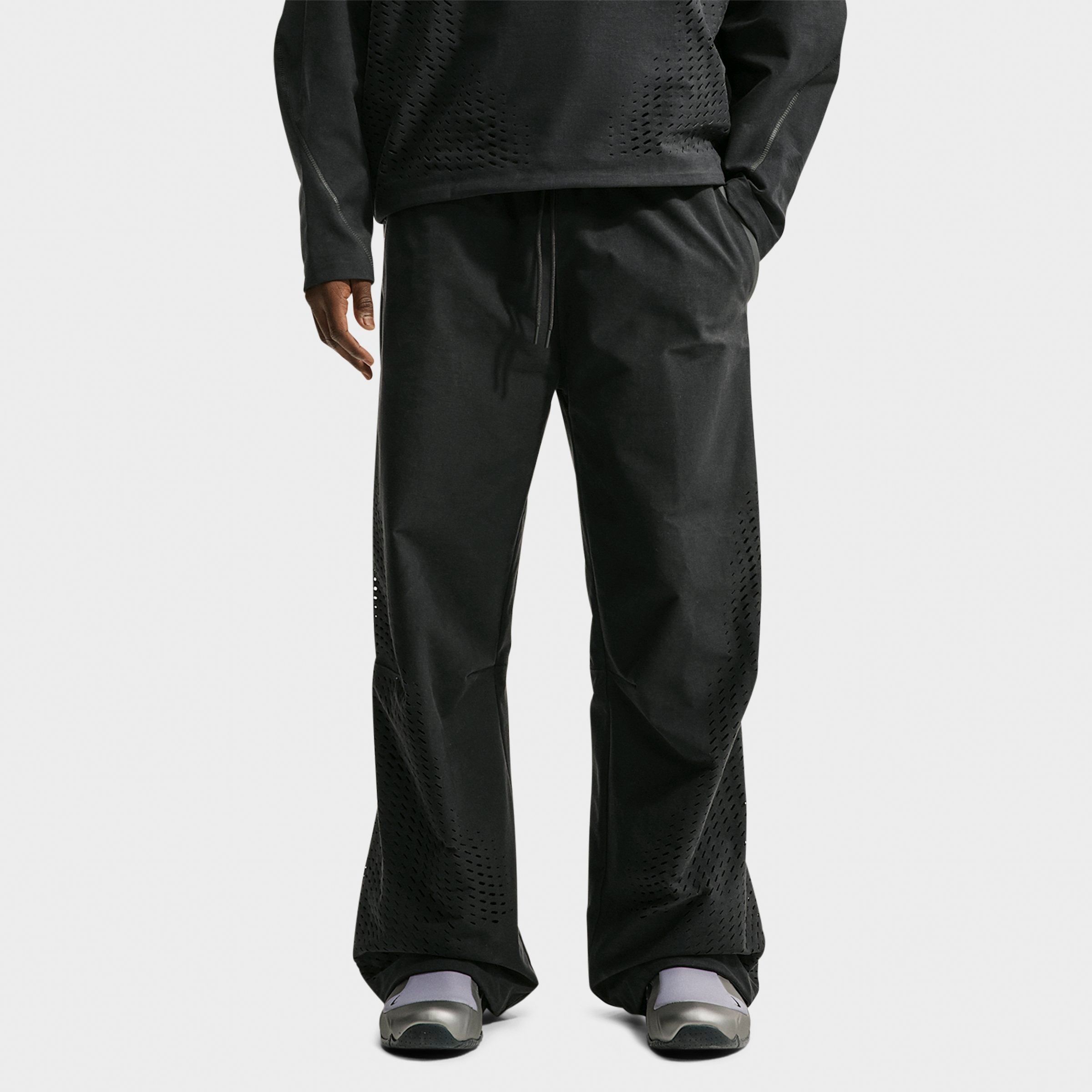 Nike Men's Tech Dri-FIT Shori Knit Perforated Open-Hem Pants