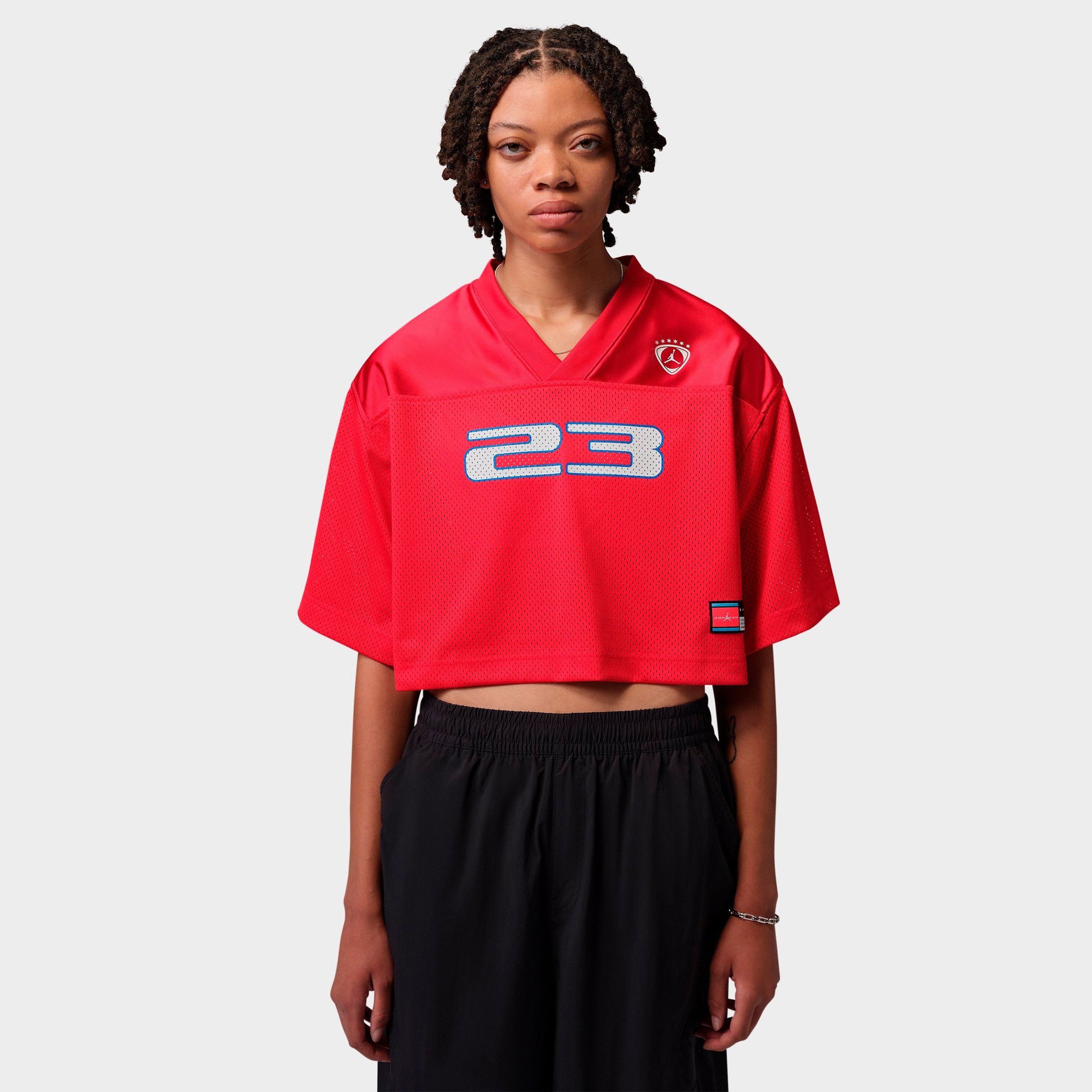 Jordan Women's Brooklyn Short-Sleeve Jersey Top