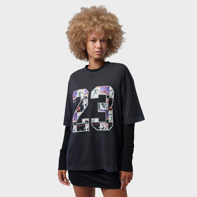 Women's Jordan 23 Collage Girlfriend T-Shirt 