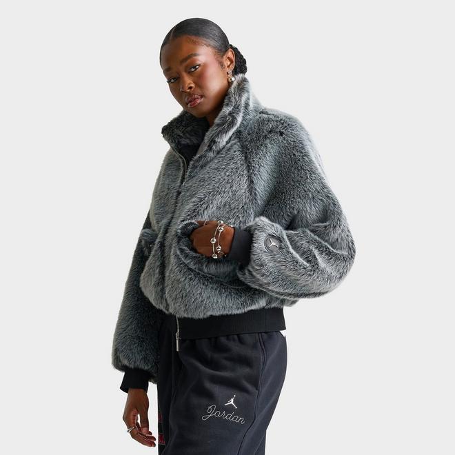 Women's Jordan Flight Faux Fur Jacket