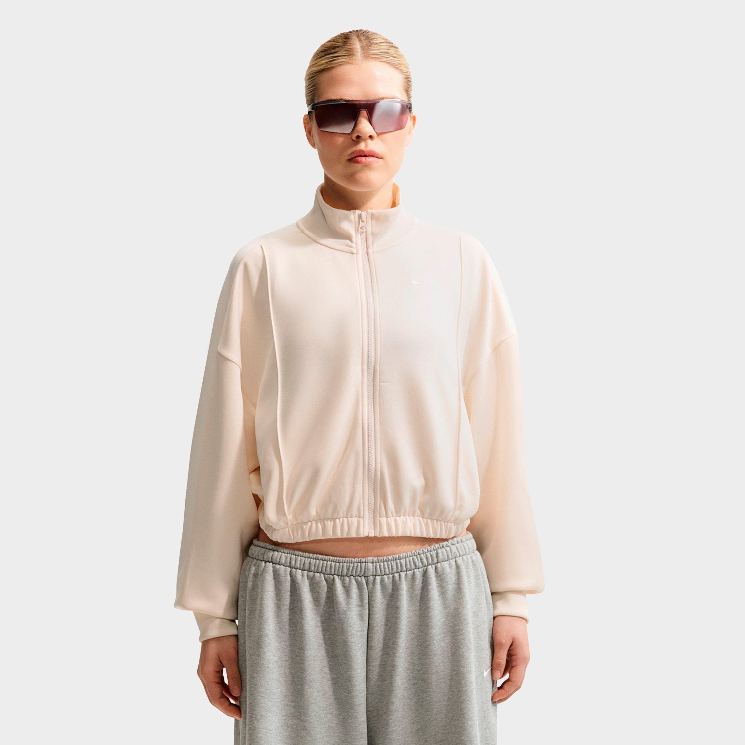 Nike Women's Sportswear Track Jacket in Chalk/Sail/Sail Size: Small