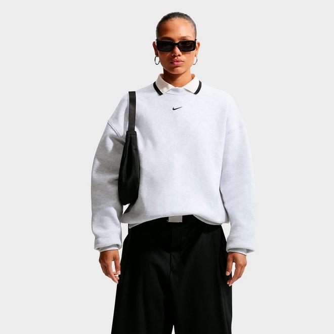 Women's Nike Studio Fleece Medium Weight Oversized Crewneck 