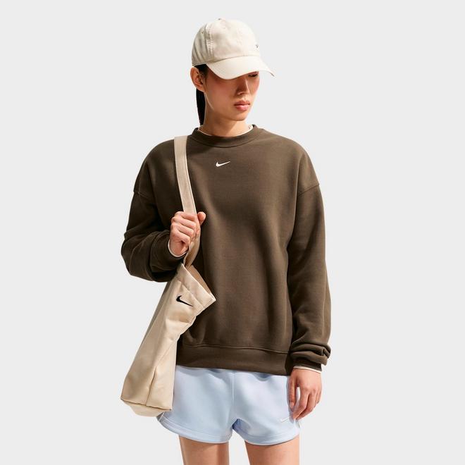 Women's Nike Studio Fleece Medium Weight Oversized Crewneck Sweatshirt