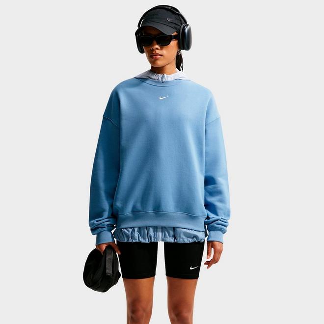 Women's Nike Studio Fleece Medium Weight Oversized Crewneck Sweatshirt