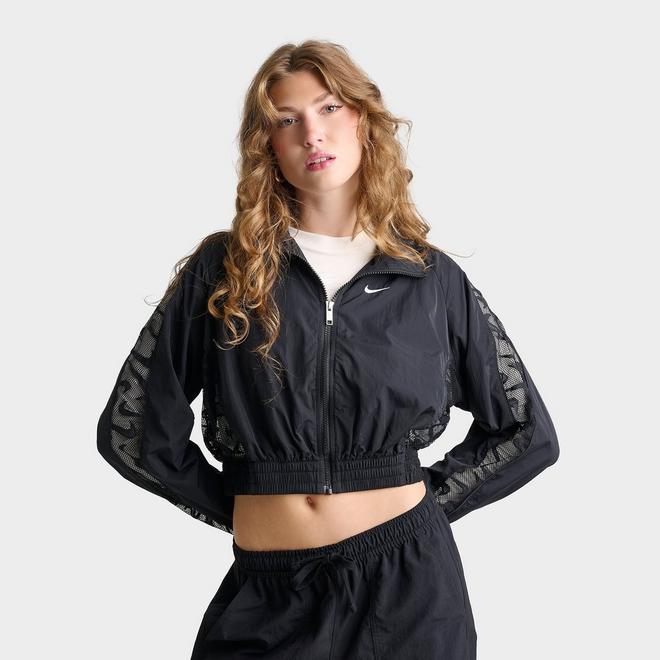 Women's Nike Sportswear Lace Cropped Full-Zip Track Jacket
