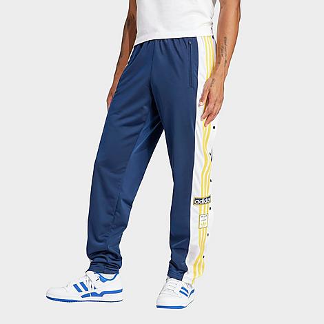 Shop Adidas Originals Adidas Men's Originals Adicolor Classics Adibreak Snap Track Pants In Night Indigo/bold Gold/white