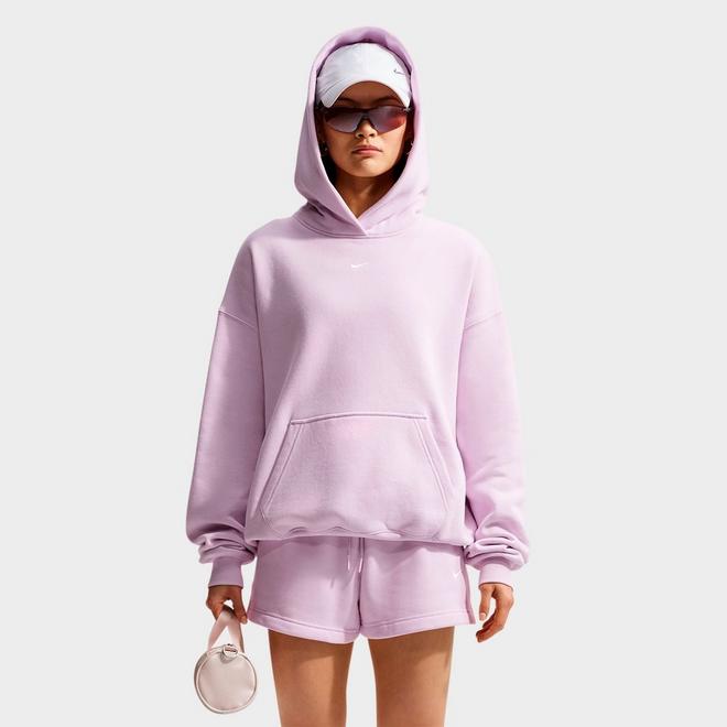 Women's Nike Studio Fleece Medium-Weight Oversized Pullover Hoodie