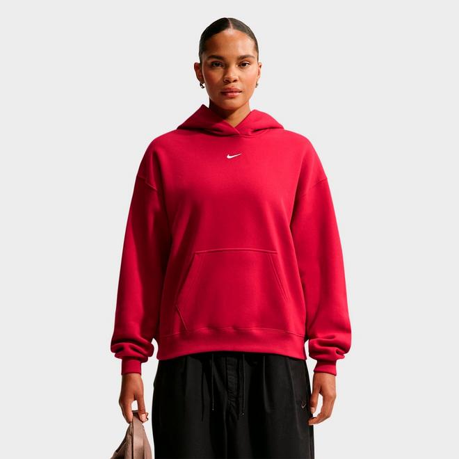 Women's Nike Studio Fleece Medium-Weight Oversized Pullover Hoodie