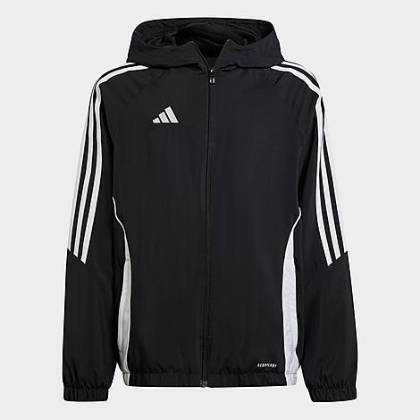 Adidas Originals Adidas Kids' Tiro 24 Windbreaker Jacket In Black/white