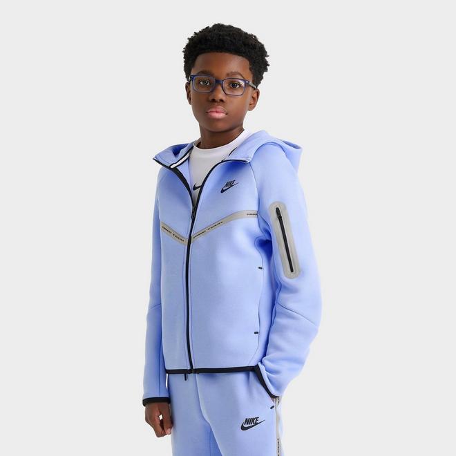 Boys' Big Kids' Nike Sportswear Tech Fleece Reflective Full Zip Hoodie