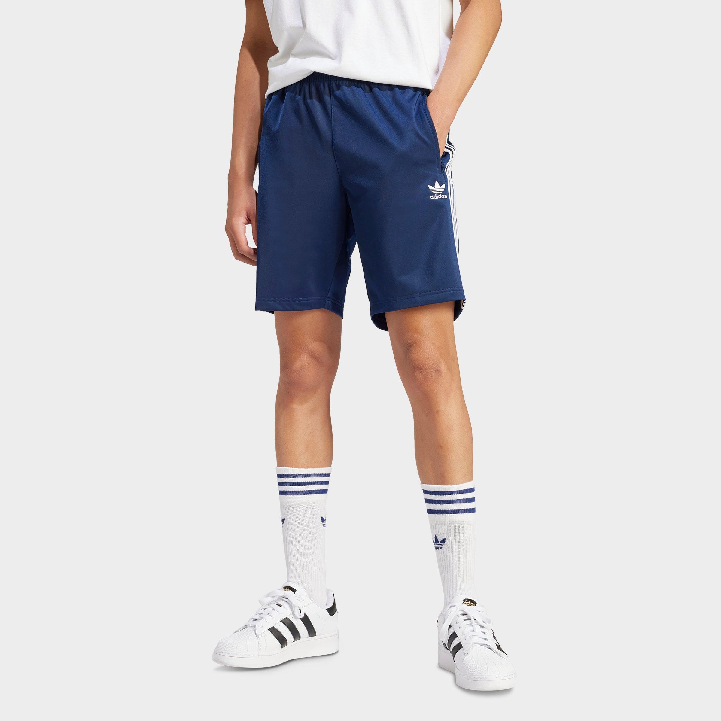 adidas Men's Originals adicolor Firebird Casual Shorts in Night Indigo/White Size: Small