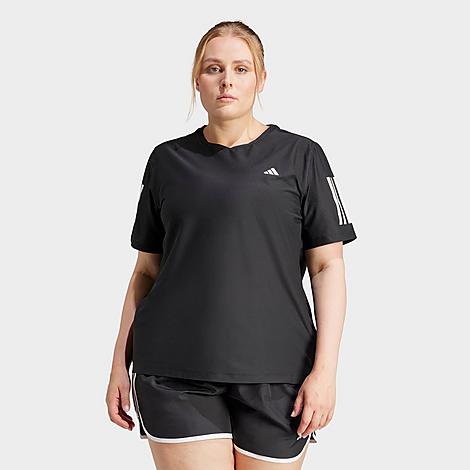 Adidas Originals Adidas Women's Own The Run T-shirt (plus Size) In Black 
