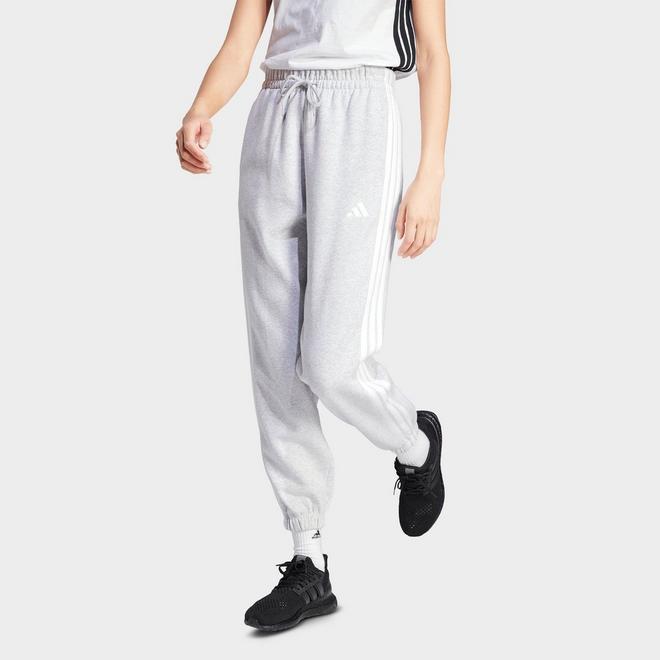 Women's adidas Essentials 3-Stripes Fleece Loose Pants