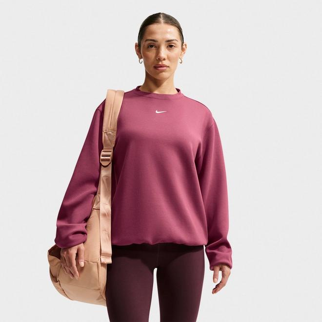 Women's Nike Studio Fleece Sport Dri-FIT Crewneck Sweatshirt