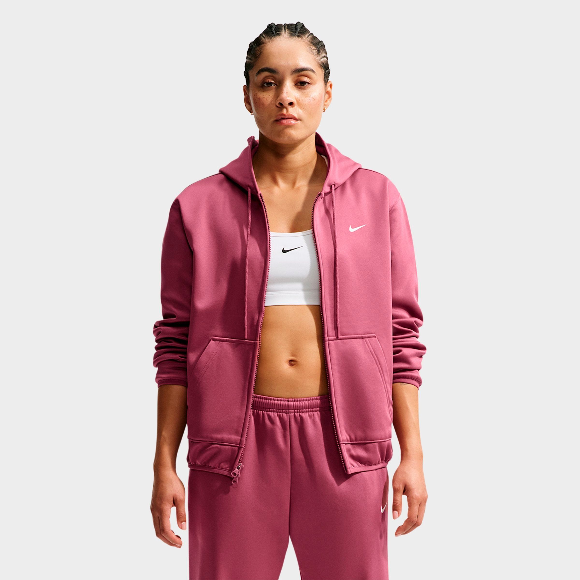 Nike Women's Studio Fleece Sport Therma-FIT Full-Zip Hoodie