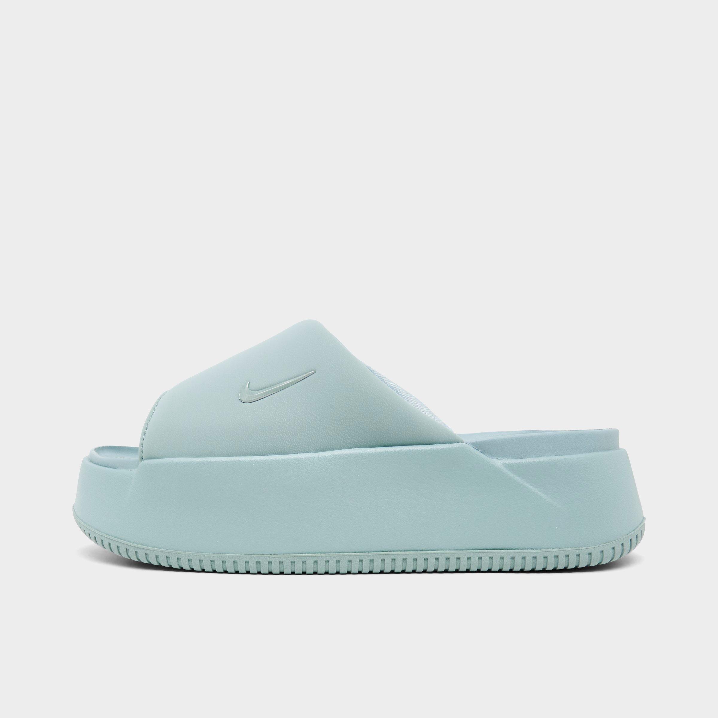 Nike Women's Calm Elevation Slide Sandals in Light Pumice/Light Pumice Size: 9.0