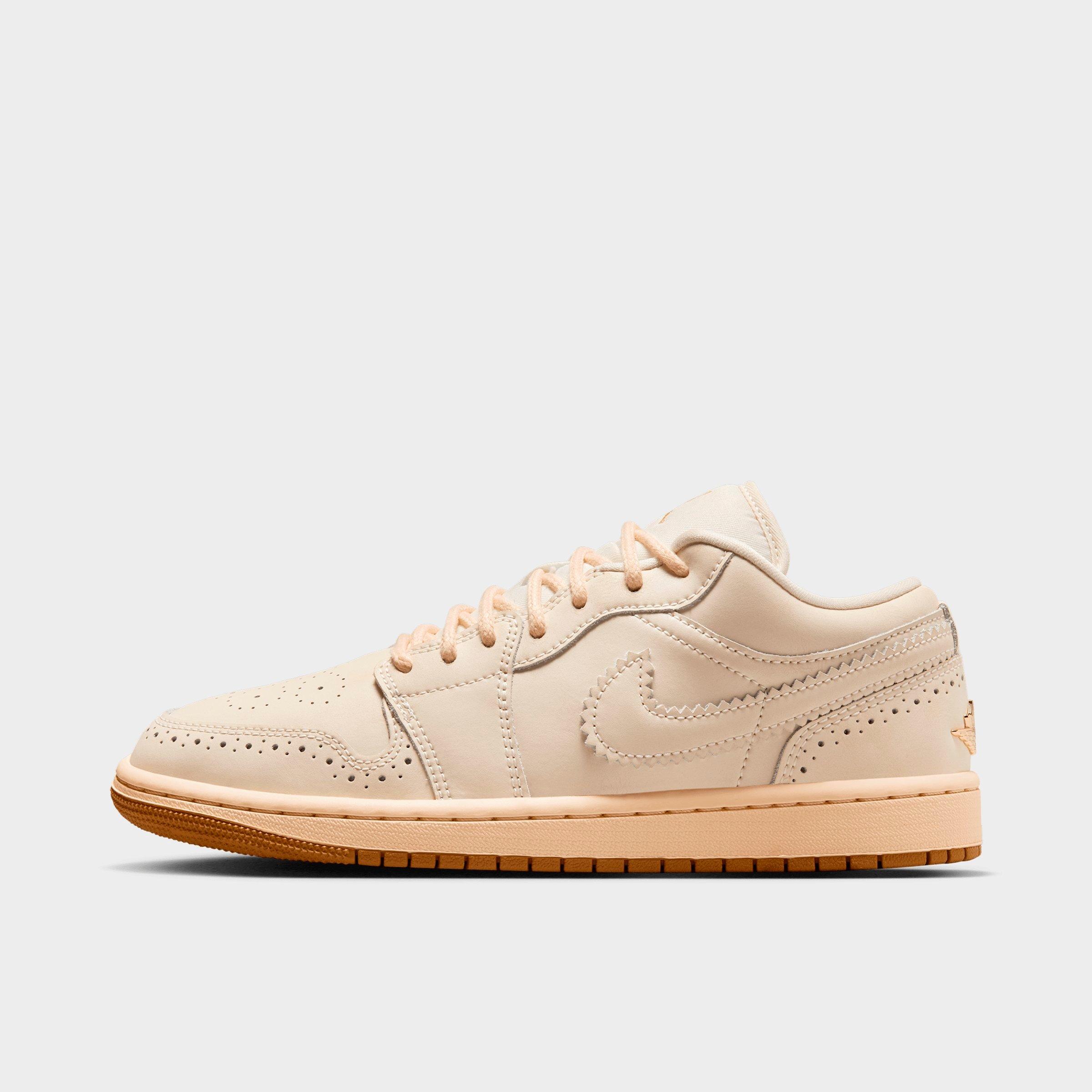 Jordan Women's Air 1 Low SE Casual Shoes in Chalk/Metallic Gold/Pearl White Size: 11.0