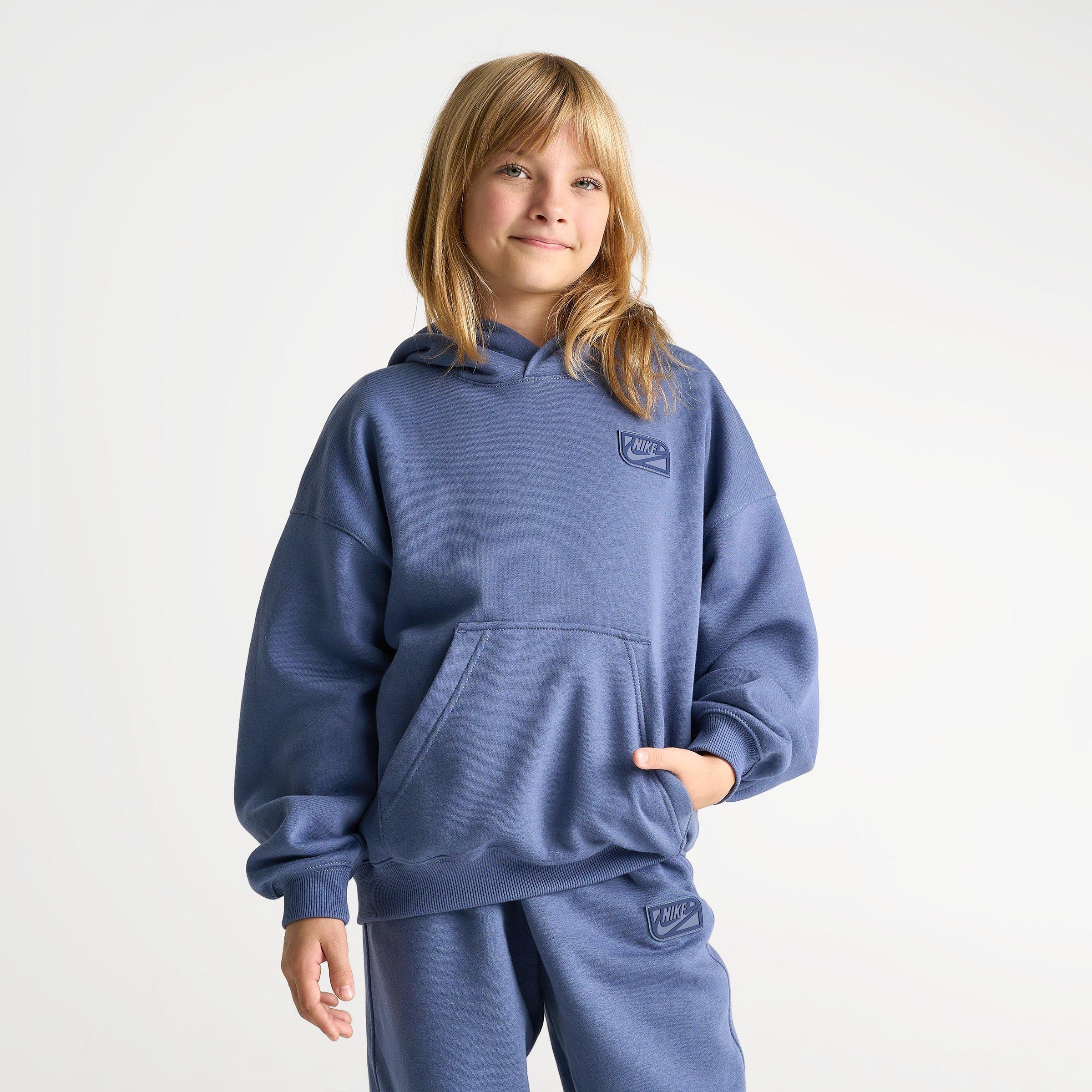 Nike Big Kids Sportswear Club Fleece Futura Oversized Pullover Hoodie