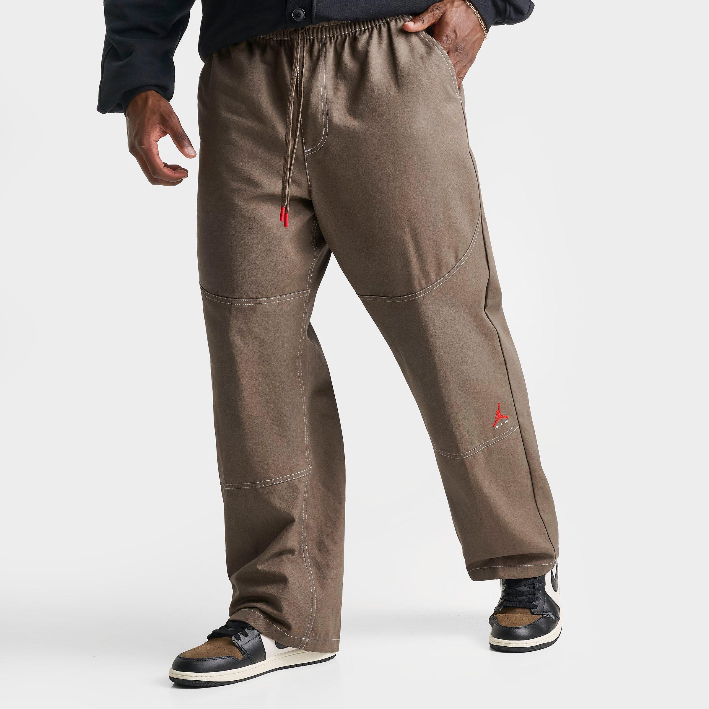 Jordan Men's Brooklyn Chino Pants in Palomino/University Red Size: Medium