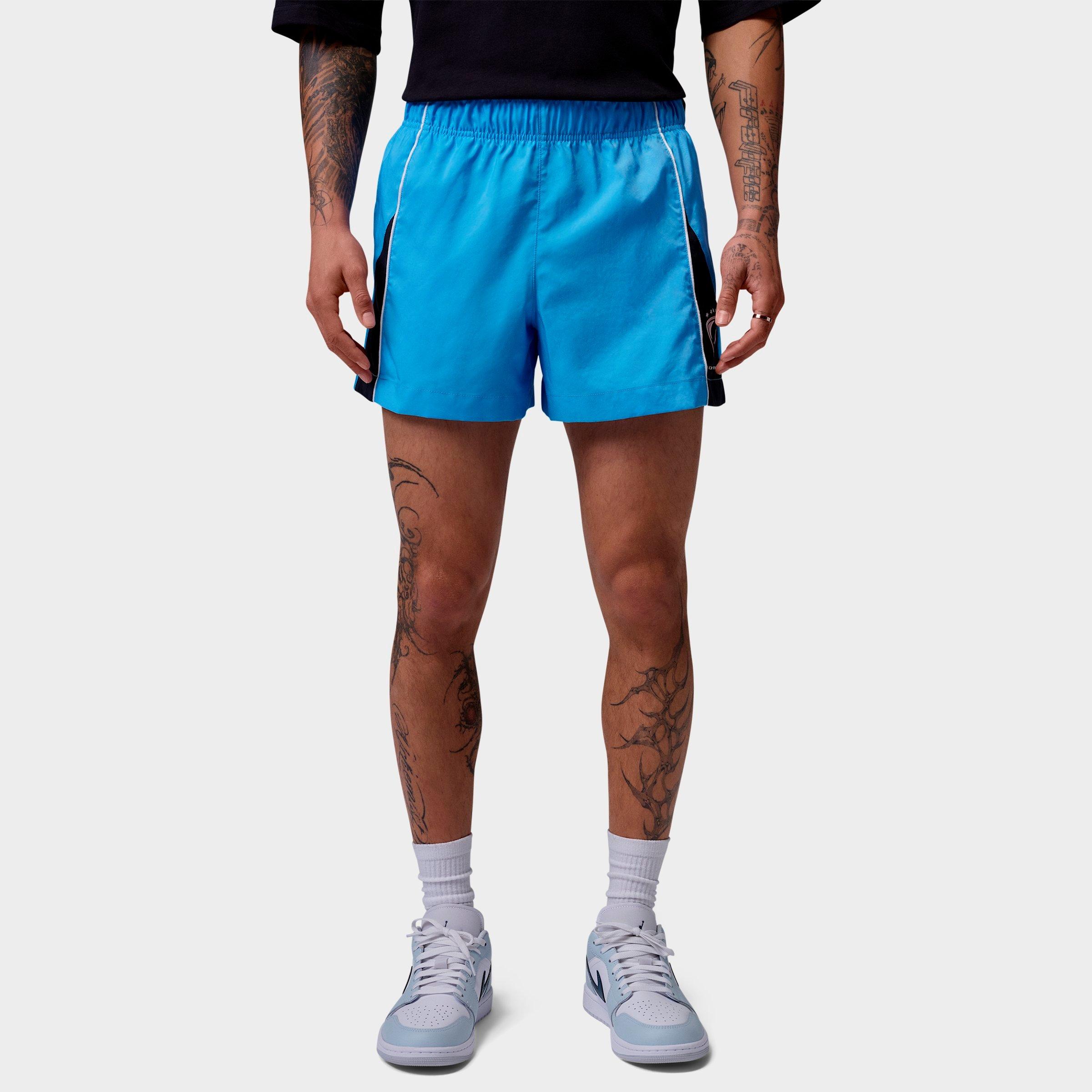Jordan Men's Shortie Shorts in University Blue/Black/White Size: Small