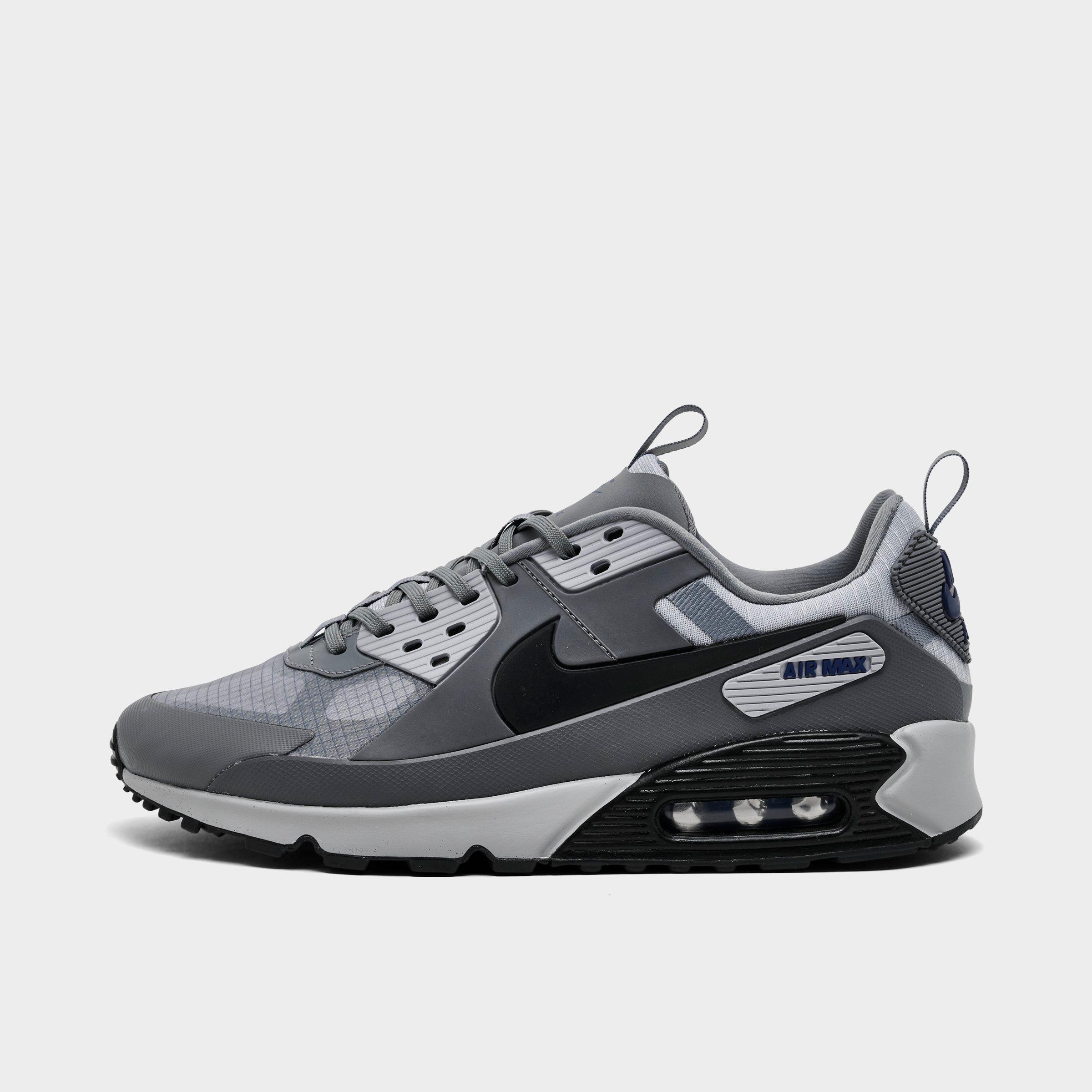 Nike Men's Air Max 90 Drift Casual Shoes in Cool Grey/Deep Royal Blue/Wolf Grey Size: 7.5