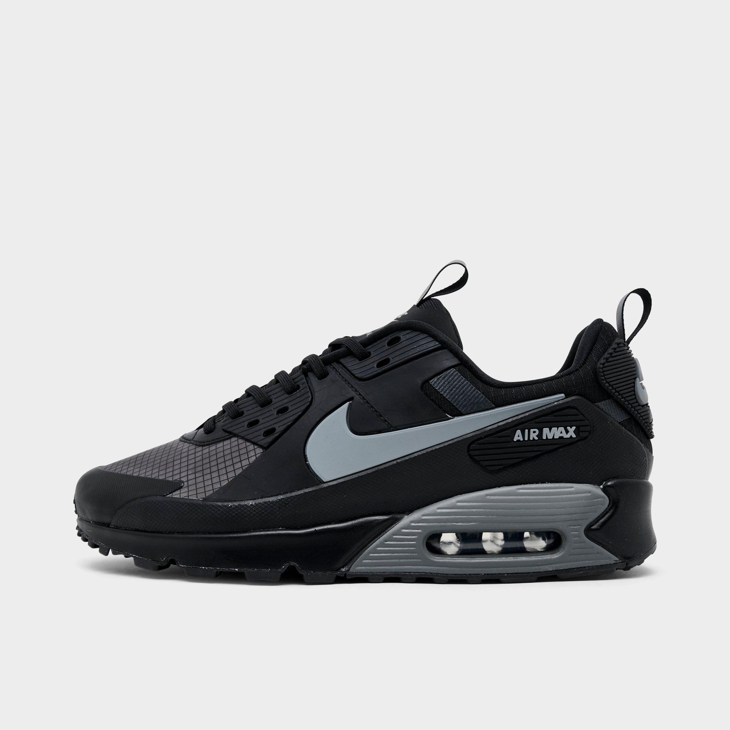 Nike Men's Air Max 90 Drift Casual Shoes in Black/Wolf Grey/Anthracite Size: 9.5