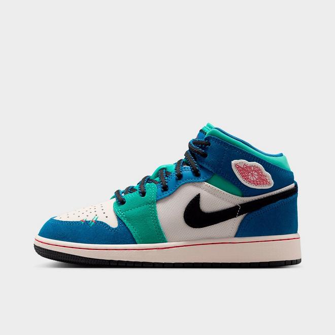 Big Kids' Air Jordan Retro 1 Mid SE Casual Shoes