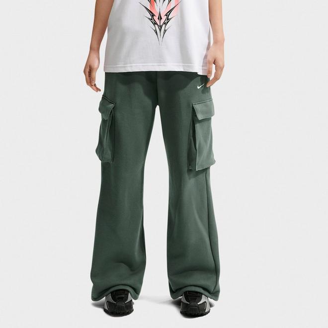 Women's Nike Studio Fleece Medium-Weight High-Rise Oversized Cargo Pants