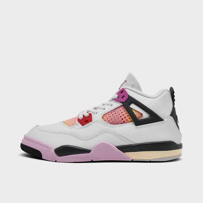Little Kids' Air Jordan Retro 4 Basketball Shoes