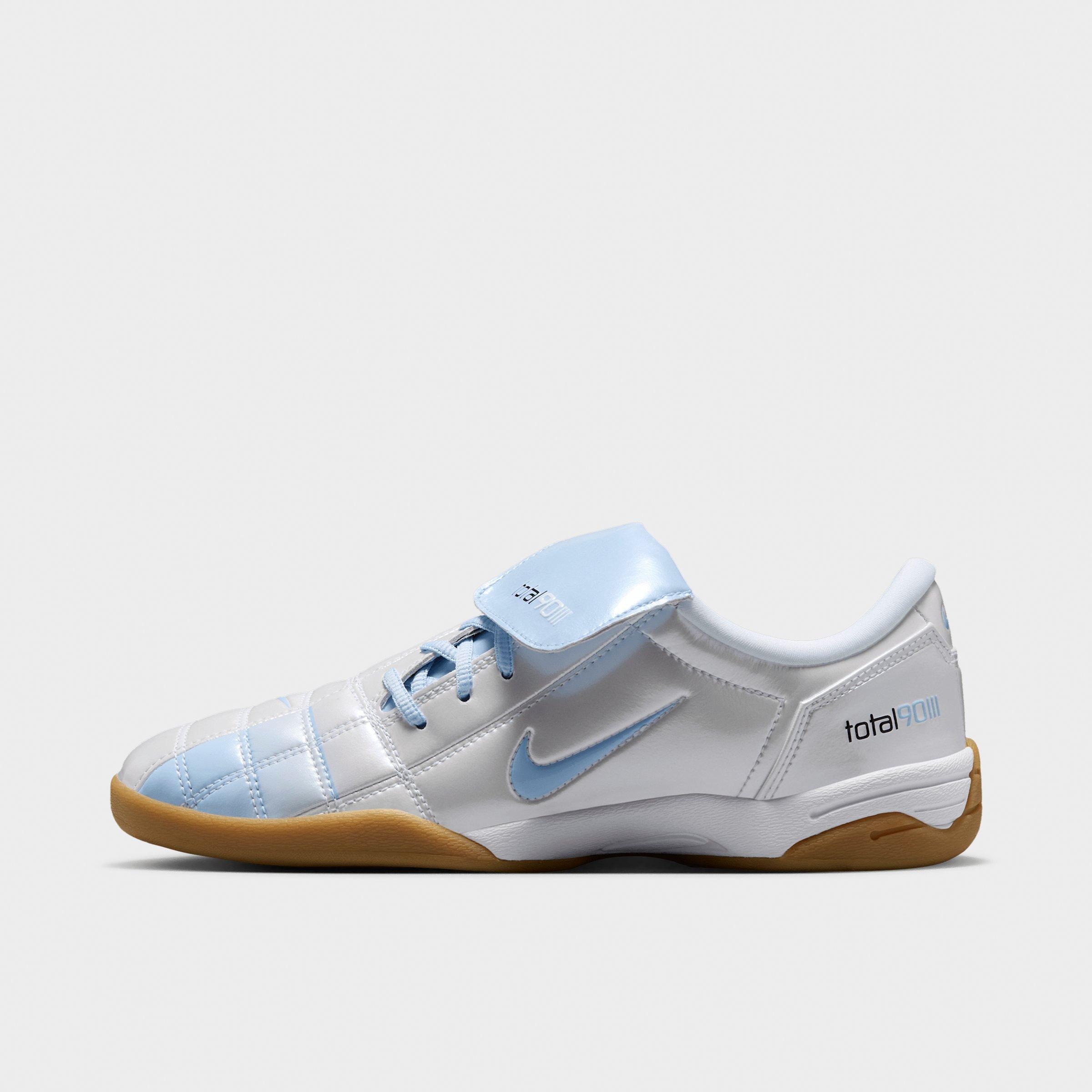 Nike Women's Total 90 SE Casual Shoes in White/Gum Light Brown/Black Size: 10.5