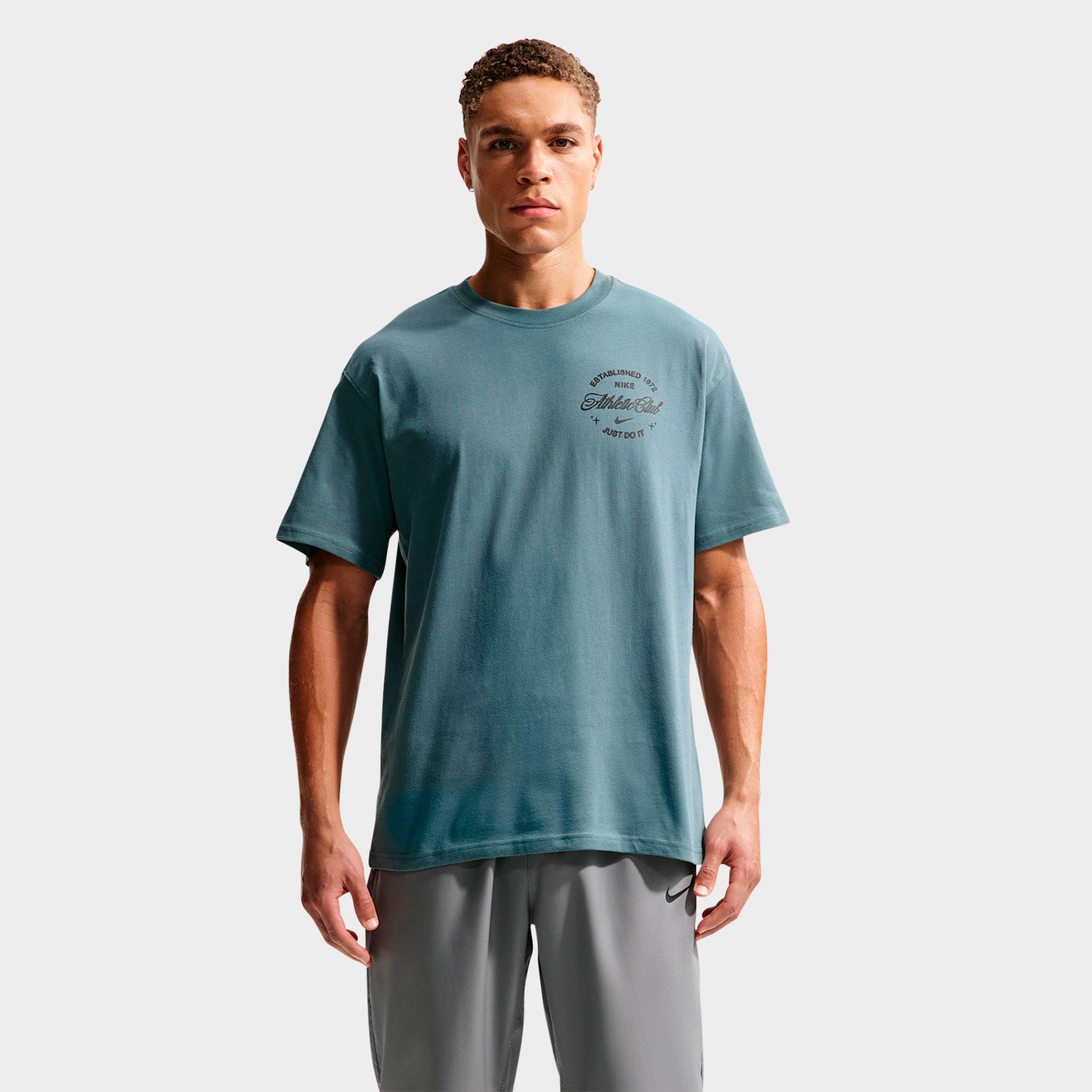 Nike Men's N. A.C. Grit Graphic T-Shirt in Mineral Slate/Steam Size: Medium