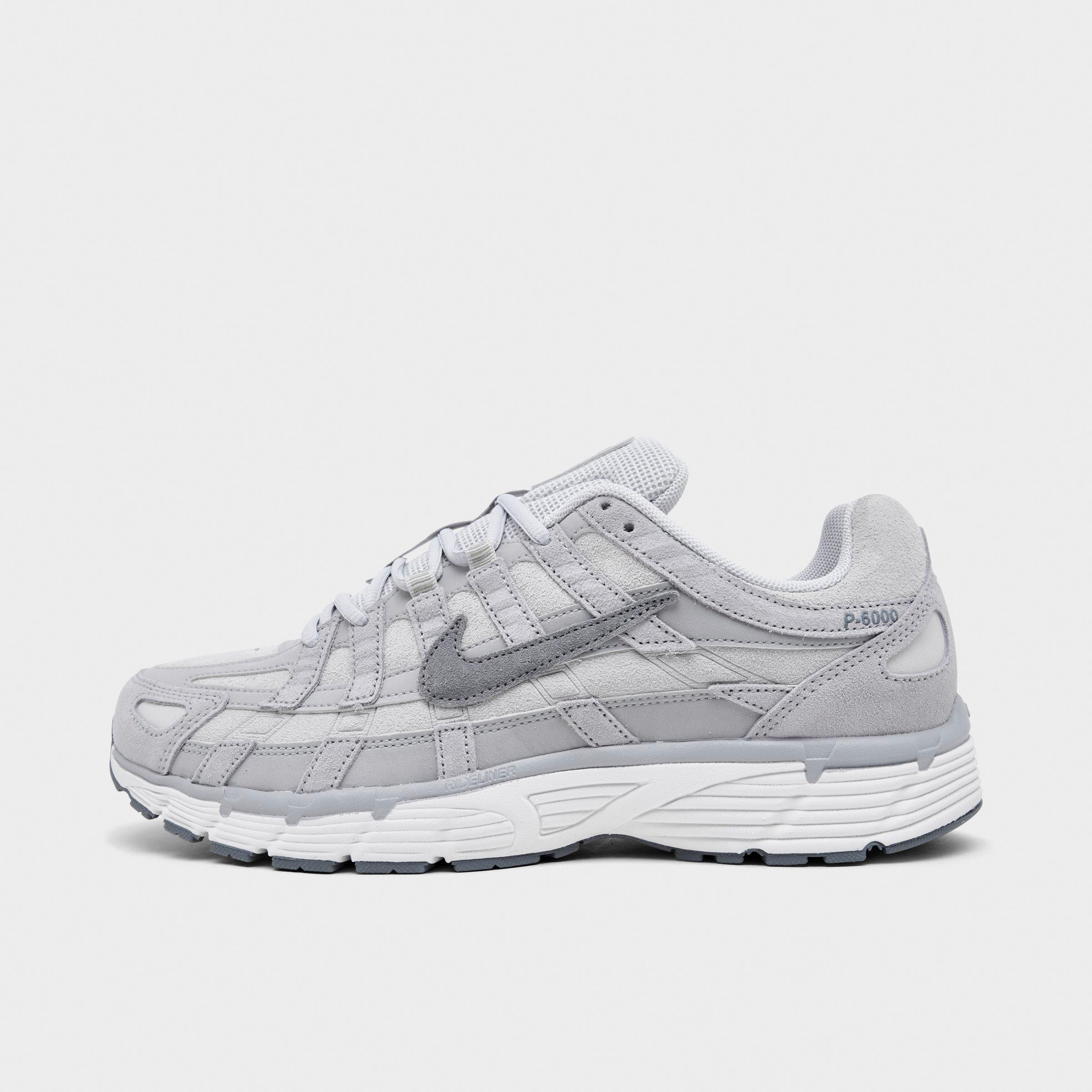 Nike Men's P-6000 SE Casual Shoes in Pure Platinum/Wolf Grey/Summit White Size: 10.5